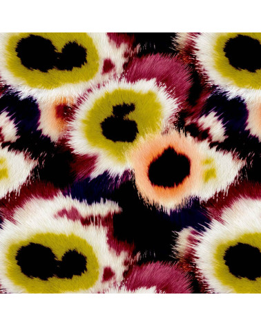 Blurred petals 02 – rozmyte kwiaty, ikat | Mamidu