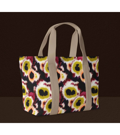 Blurred petals 02 – rozmyte kwiaty, ikat | Mamidu