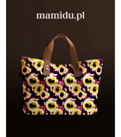 Blurred petals 02 – rozmyte kwiaty, ikat | Mamidu