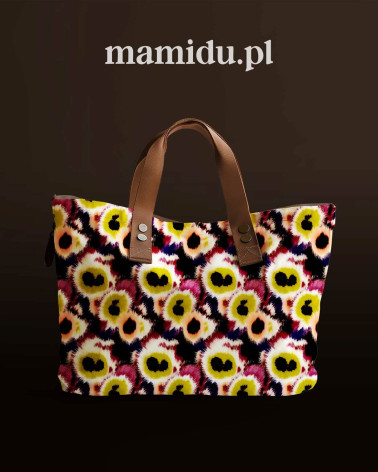 Blurred petals 02 – rozmyte kwiaty, ikat | Mamidu