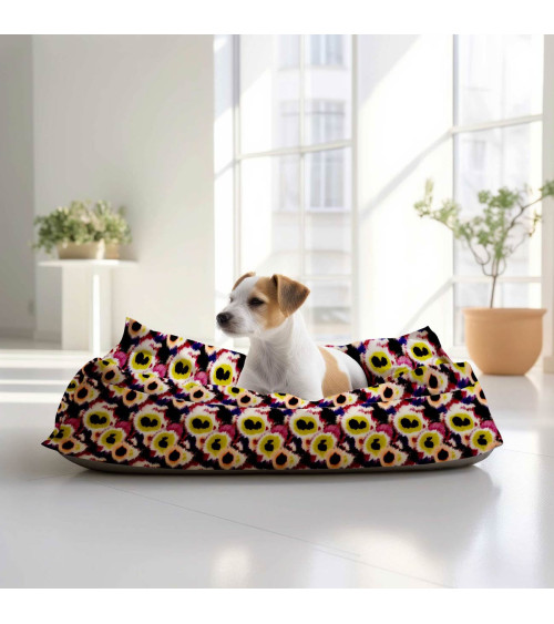 Blurred petals 02 – rozmyte kwiaty, ikat | Mamidu
