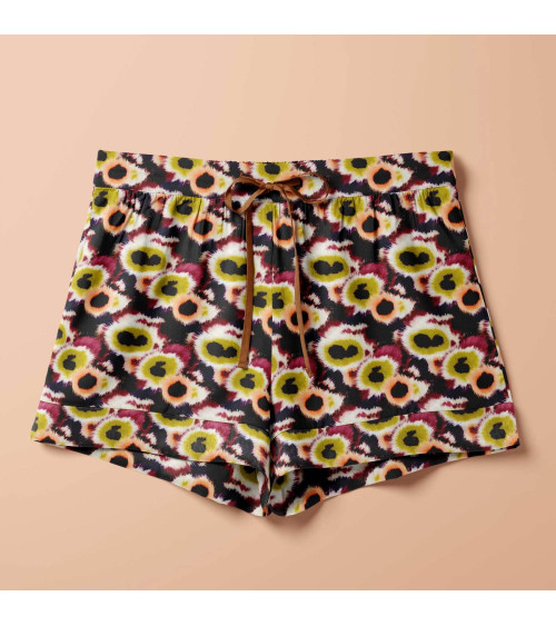 Blurred petals 02 – rozmyte kwiaty, ikat | Mamidu