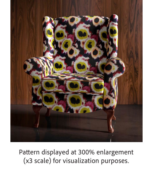 Blurred petals 02 – rozmyte kwiaty, ikat | Mamidu