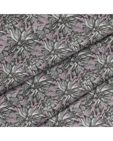 Polyester  Weiße Chrysanthemen