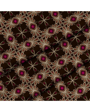 Polyester  Chocolate diamonds 1