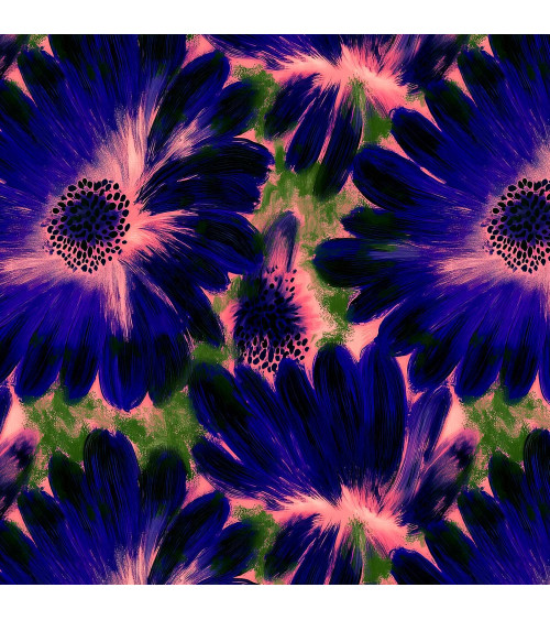 Cobalt bloom 01 – kobaltblaue Blüten | Mamidu