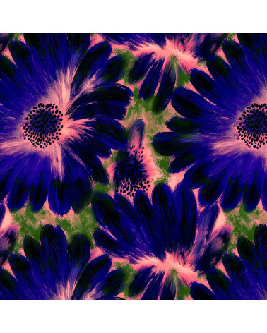 Cobalt bloom 01 – kobaltowe kwiaty | Mamidu
