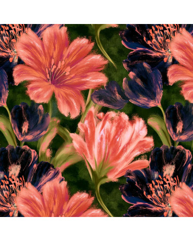 Coral bloom 01 – koralowe kwiaty | Mamidu