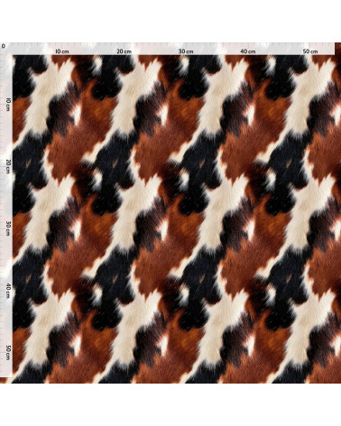Cowhide print 01 – łaciata krowa, na metry | Mamidu