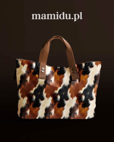 Cowhide print 01 – łaciata krowa, na metry | Mamidu