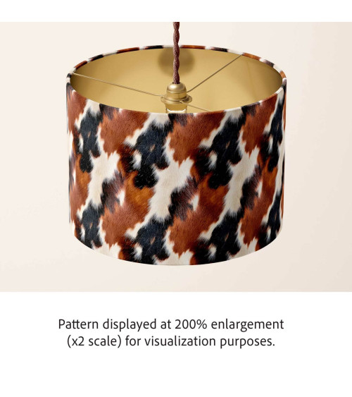Cowhide print 01 – łaciata krowa, na metry | Mamidu