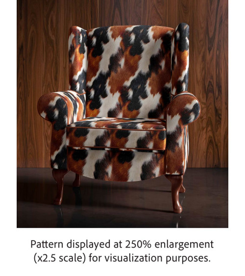 Cowhide print 01 – łaciata krowa, na metry | Mamidu