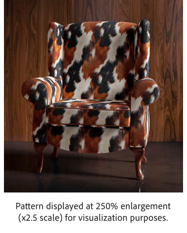 Cowhide print 01 – łaciata krowa, na metry | Mamidu