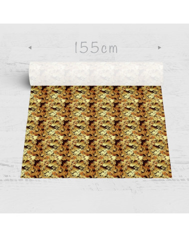 Polyester  Herbstliche Blumen 1