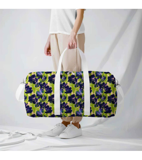Navy bloom 01 – marineblaue Blüten | Mamidu