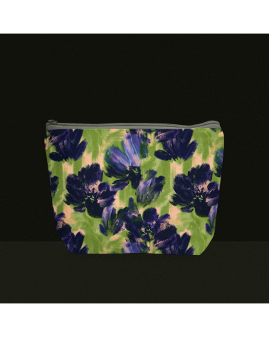 Navy bloom 01 – marineblaue Blüten | Mamidu