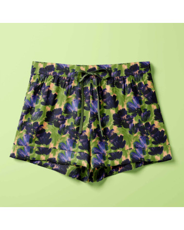 Navy bloom 01 – marineblaue Blüten | Mamidu