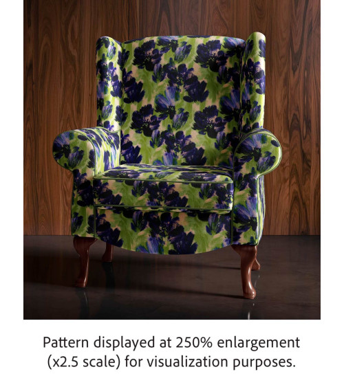 Navy bloom 01 – marineblaue Blüten | Mamidu