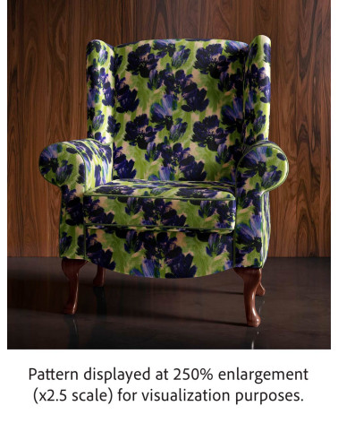 Navy bloom 01 – marineblaue Blüten | Mamidu