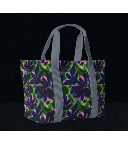 Navy bloom 02 – Marineblau und Rosa | Mamidu