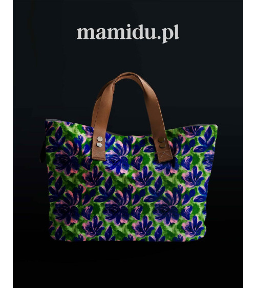Navy bloom 02 – Marineblau und Rosa | Mamidu