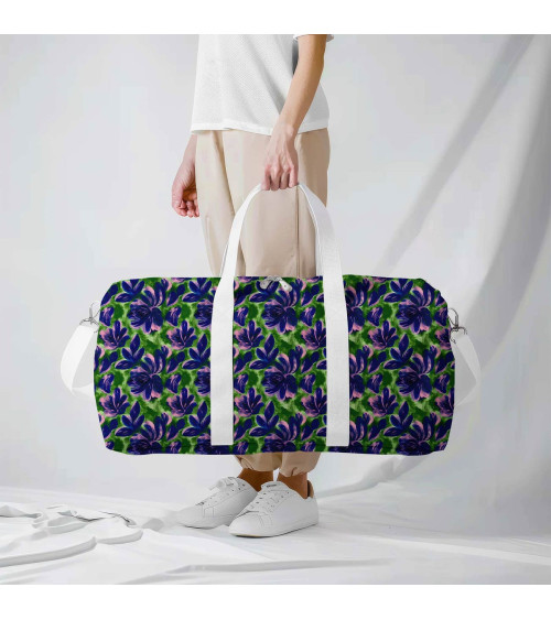 Navy bloom 02 – Marineblau und Rosa | Mamidu