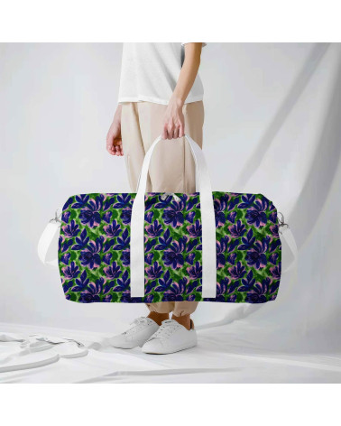 Navy bloom 02 – Marineblau und Rosa | Mamidu