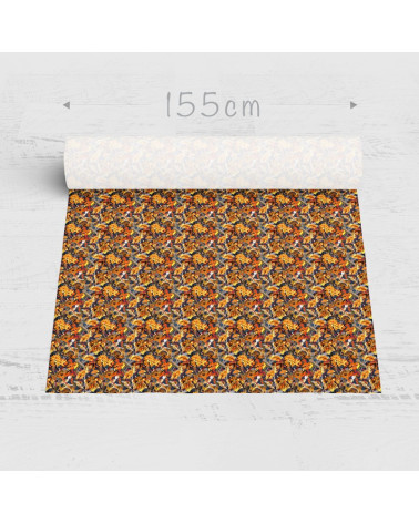 Polyester  Herbstliche Blumen 5