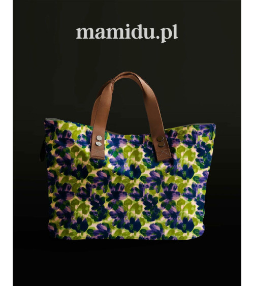 Navy bloom 04 – gemalte marineblaue Blüten | Mamidu