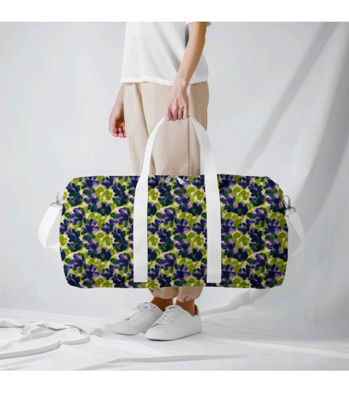 Navy bloom 04 – gemalte marineblaue Blüten | Mamidu