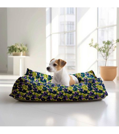 Navy bloom 04 – gemalte marineblaue Blüten | Mamidu