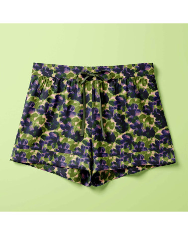 Navy bloom 04 – gemalte marineblaue Blüten | Mamidu