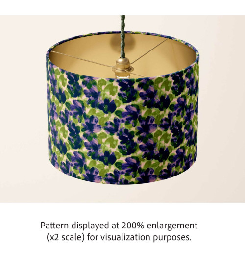 Navy bloom 04 – gemalte marineblaue Blüten | Mamidu