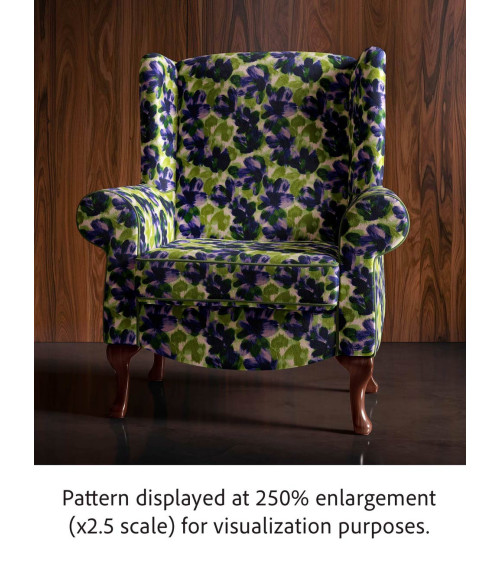 Navy bloom 04 – gemalte marineblaue Blüten | Mamidu