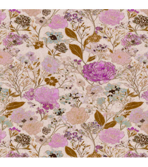 Pastel hydrangea 02 – pastel rose fabric | Mamidu