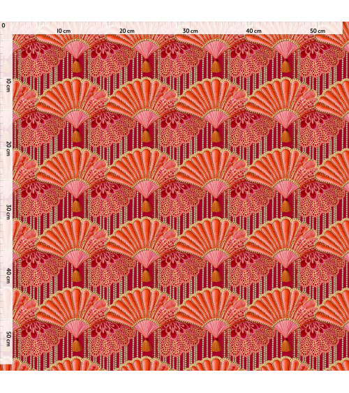 Pearl fans 01 – Art-déco-Fächer | Mamidu