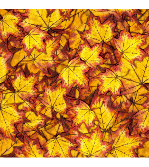 Polyester  Maple leaves