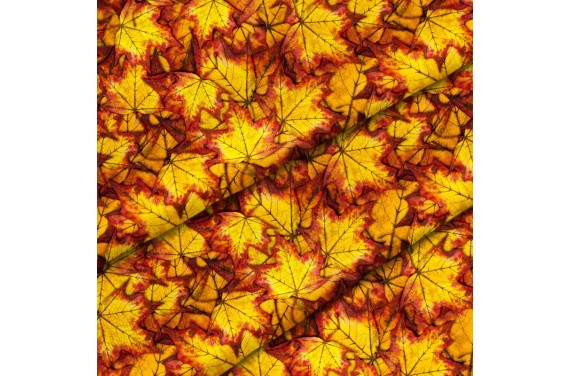 Polyester  Maple leaves