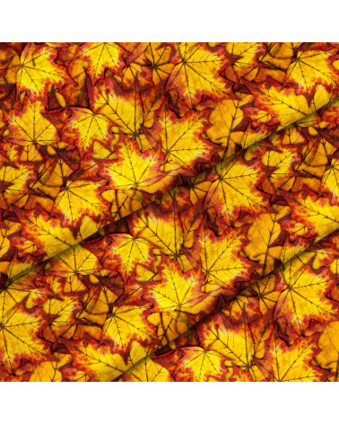 Polyester  Ahornblätter