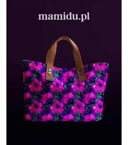 Purple bloom 03 – purple floral fabric | Mamidu