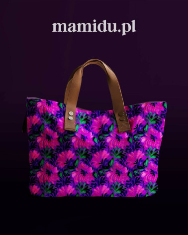 Purple bloom 03 – purple floral fabric | Mamidu