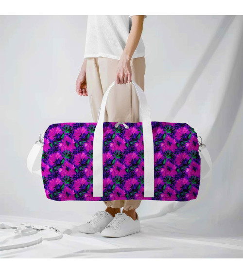 Purple bloom 03 – purple floral fabric | Mamidu