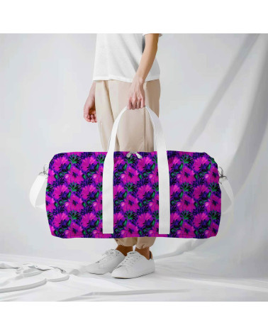 Purple bloom 03 – purple floral fabric | Mamidu