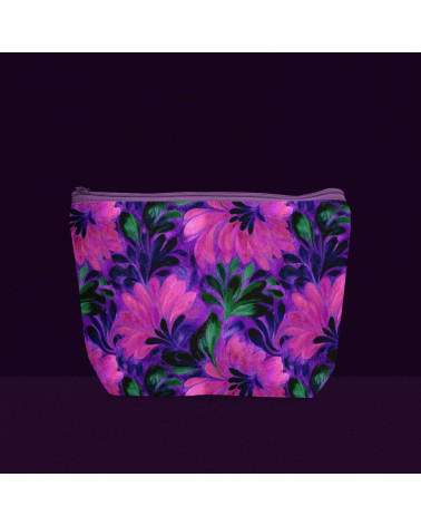 Purple bloom 03 – purple floral fabric | Mamidu