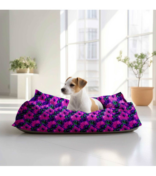 Purple bloom 03 – purple floral fabric | Mamidu