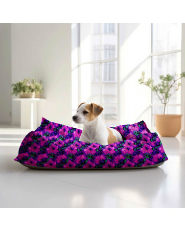 Purple bloom 03 – purple floral fabric | Mamidu
