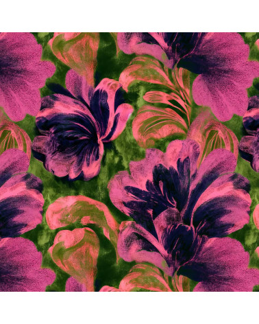 Purple bloom 06 – magenta coral floral | Mamidu