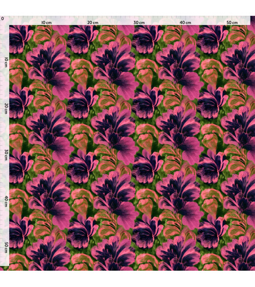 Purple bloom 06 – magenta coral floral | Mamidu
