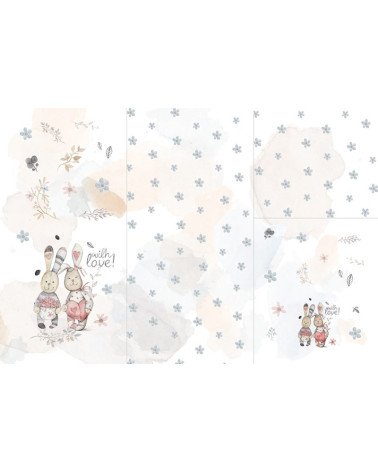 POLYESTER PANEL FÜR Schlafsack TROLLEY- Kaninchen 1