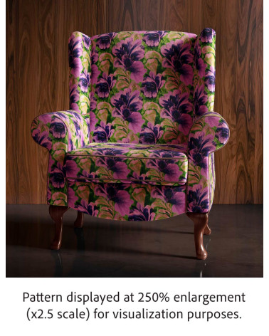 Purple bloom 06 – magenta coral floral | Mamidu